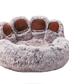 Fluffy Dog Bed: The Perfect Place for Your Furry Friend to Relax Gradient Coffee / 50cm - IHavePaws