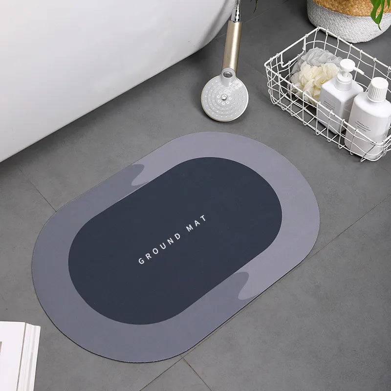 Nappa Leather Bath Mat | Luxurious Comfort & Safety for Your Bathroom E-Gray / 400MMx600MM - IHavePaws