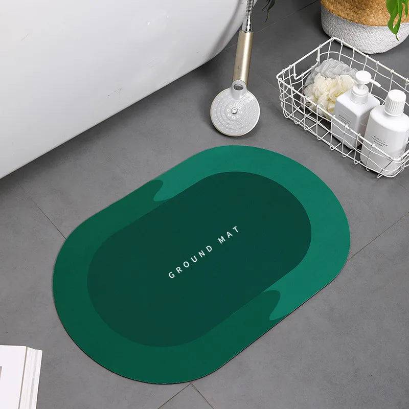 Nappa Leather Bath Mat | Luxurious Comfort & Safety for Your Bathroom E-Green / 400MMx600MM - IHavePaws