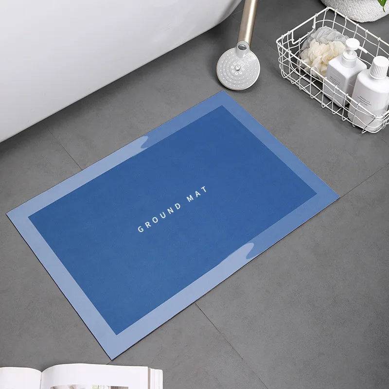 Nappa Leather Bath Mat | Luxurious Comfort & Safety for Your Bathroom D-Blue / 400MMx600MM - IHavePaws