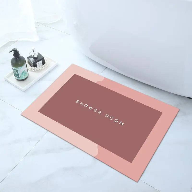 Nappa Leather Bath Mat | Luxurious Comfort & Safety for Your Bathroom A-Pink / 400MMx600MM - IHavePaws