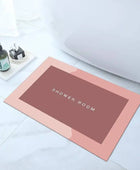 Nappa Leather Bath Mat | Luxurious Comfort & Safety for Your Bathroom A-Pink / 400MMx600MM - IHavePaws