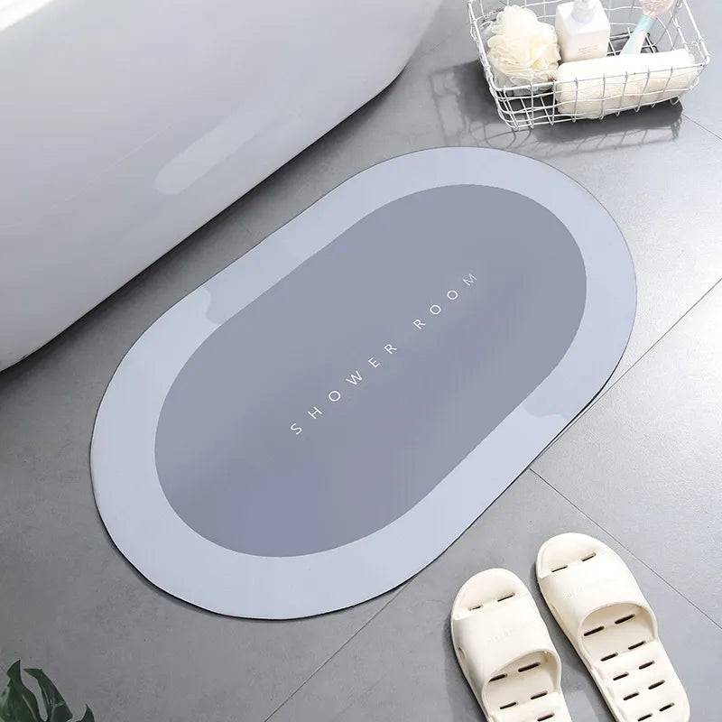 Nappa Leather Bath Mat | Luxurious Comfort & Safety for Your Bathroom B-Light Gray / 400MMx600MM - IHavePaws