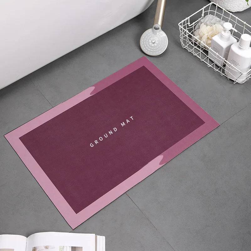 Nappa Leather Bath Mat | Luxurious Comfort & Safety for Your Bathroom D-Red / 400MMx600MM - IHavePaws