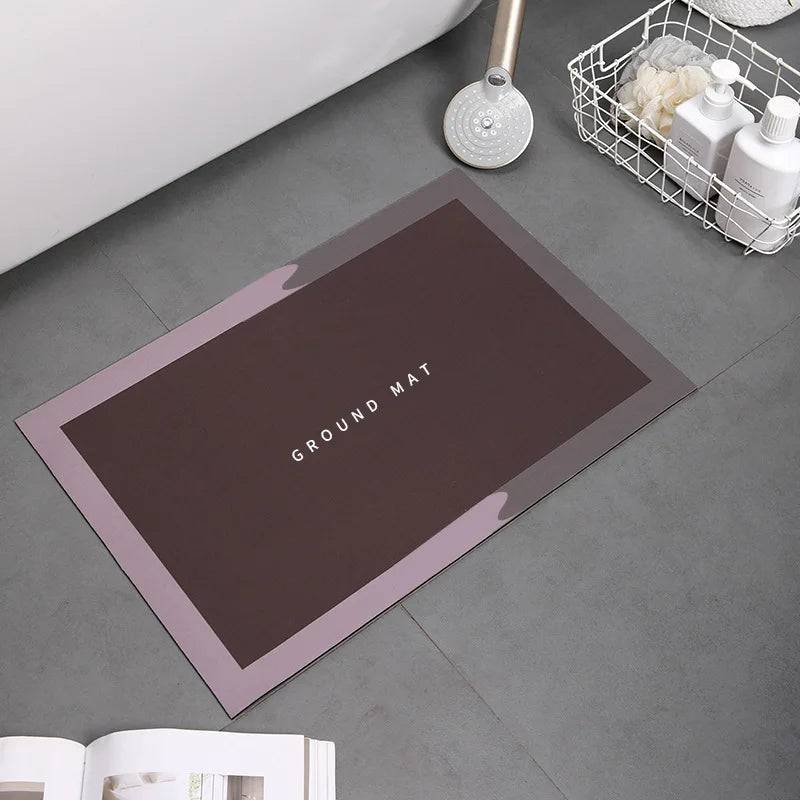 Nappa Leather Bath Mat | Luxurious Comfort & Safety for Your Bathroom D-Brown / 400MMx600MM - IHavePaws