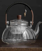 Glass Teapot Beam Kettle Household Tea Pot Set, Electric Pottery Stove Teapot 03 - IHavePaws