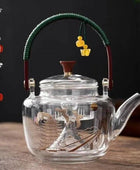 Glass Teapot Beam Kettle Household Tea Pot Set, Electric Pottery Stove Teapot 07 - IHavePaws