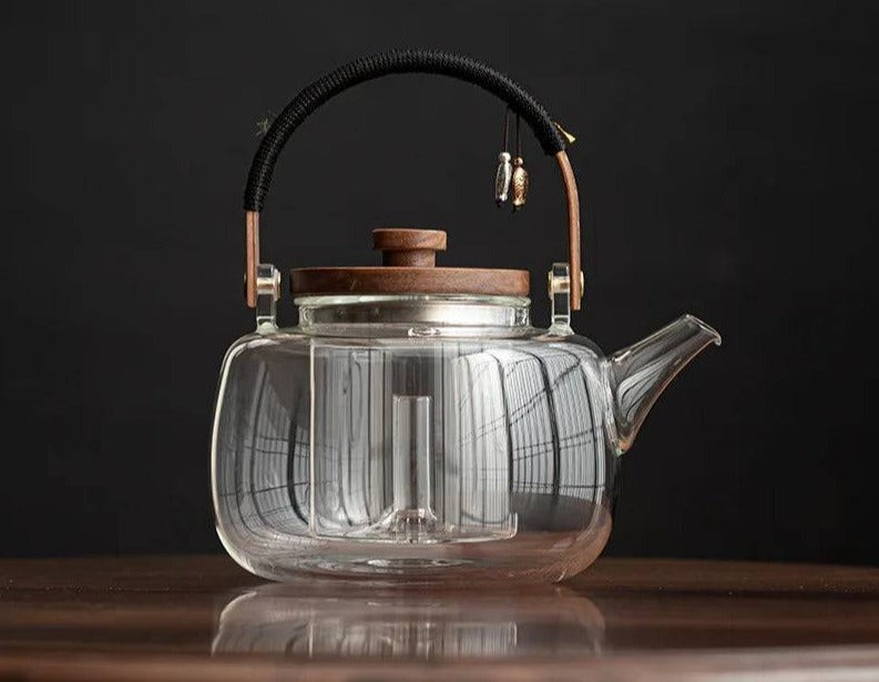 Glass Teapot Beam Kettle Household Tea Pot Set, Electric Pottery Stove Teapot 02 - IHavePaws