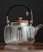 Glass Teapot Beam Kettle Household Tea Pot Set, Electric Pottery Stove Teapot 02 - IHavePaws