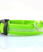 GlowGuard LED Dog Collar: Keep Your Pet Safe and Stylish in the Dark Green battery / XS neck 28-40cm - IHavePaws