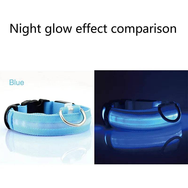 GlowGuard LED Dog Collar: Keep Your Pet Safe and Stylish in the Dark - IHavePaws