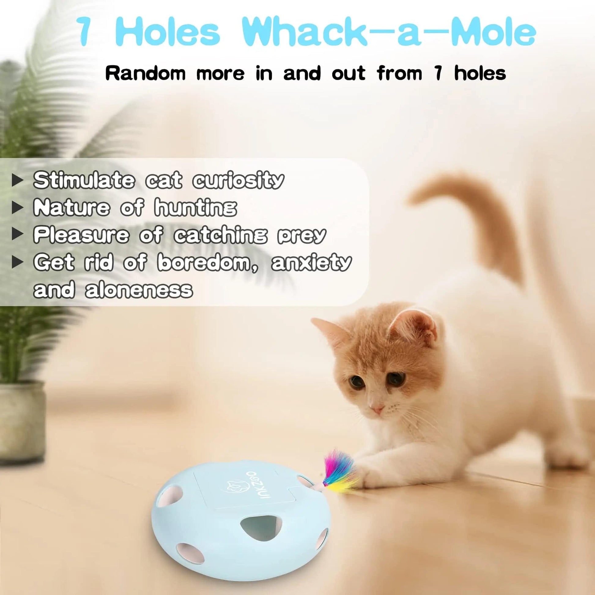 Interactive Cat Toys for Indoor Cats, Smart Interactive Kitten Toy - IHavePaws
