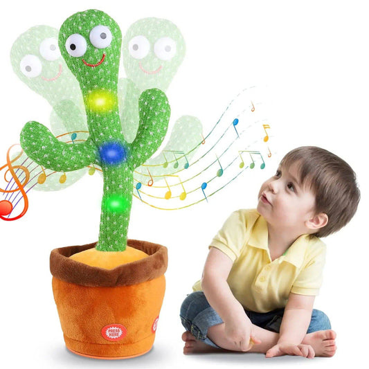 Intelligent Cactus Interactive Learning and Musical Toy for Kids Green - IHavePaws