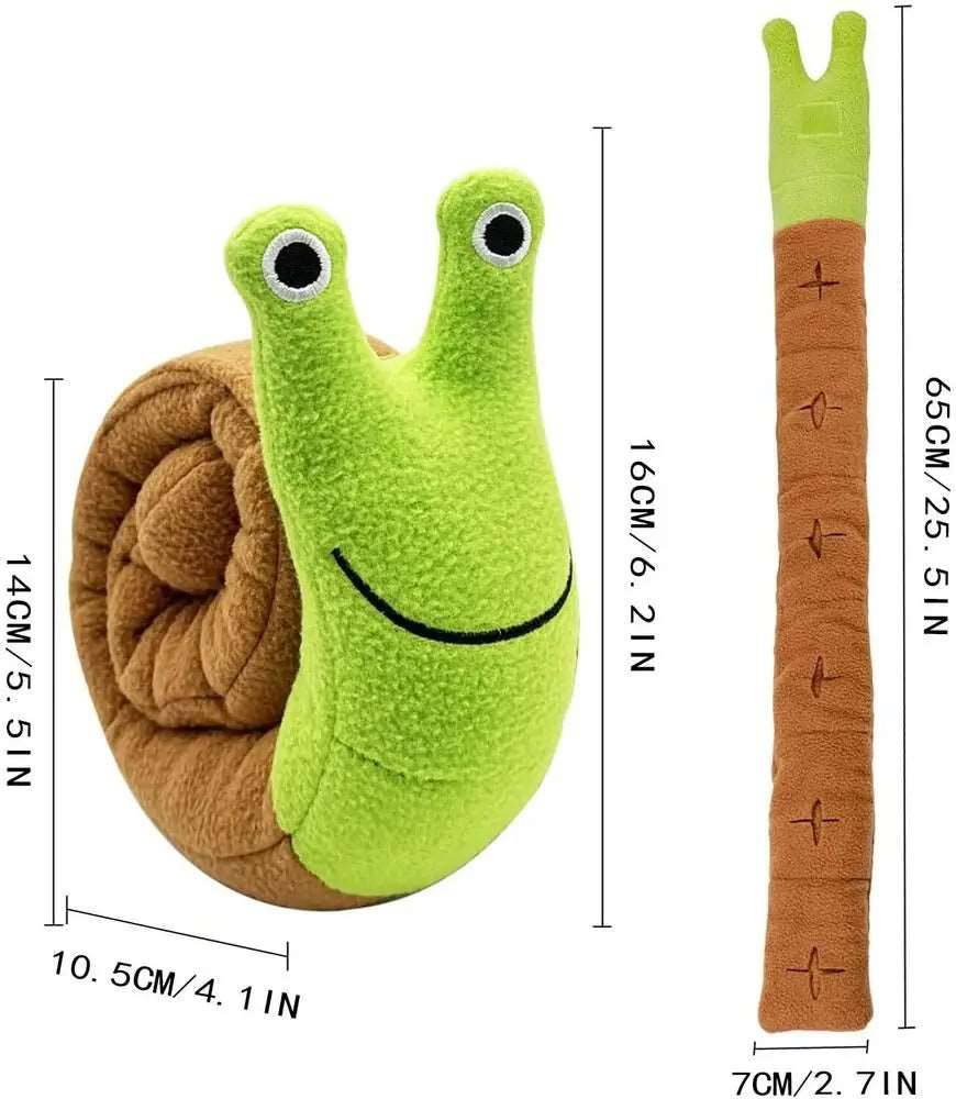 Interactive Snail Puzzle Toys for Dogs A - IHavePaws