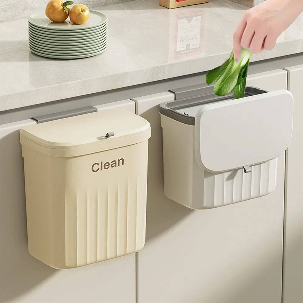 Kitchen Trash Can Wall Mounted Hanging Trash Bin - IHavePaws