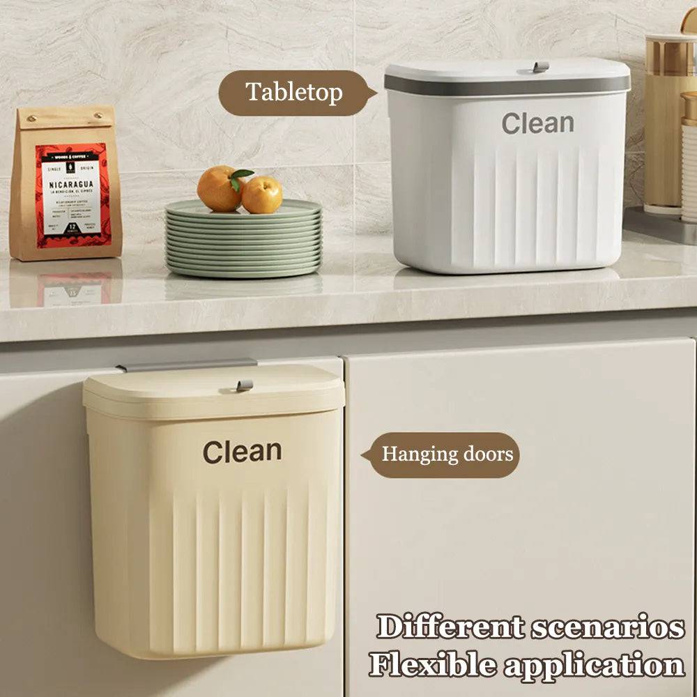 Kitchen Trash Can Wall Mounted Hanging Trash Bin - IHavePaws