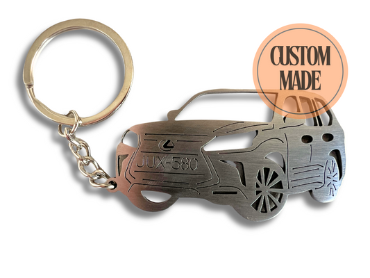 Custom 3D Keychain Your Car - Stainless Steel Keychain - IHavePaws