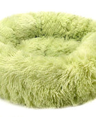 Cozy Round Cat Bed Grass Green / 40cm - IHavePaws