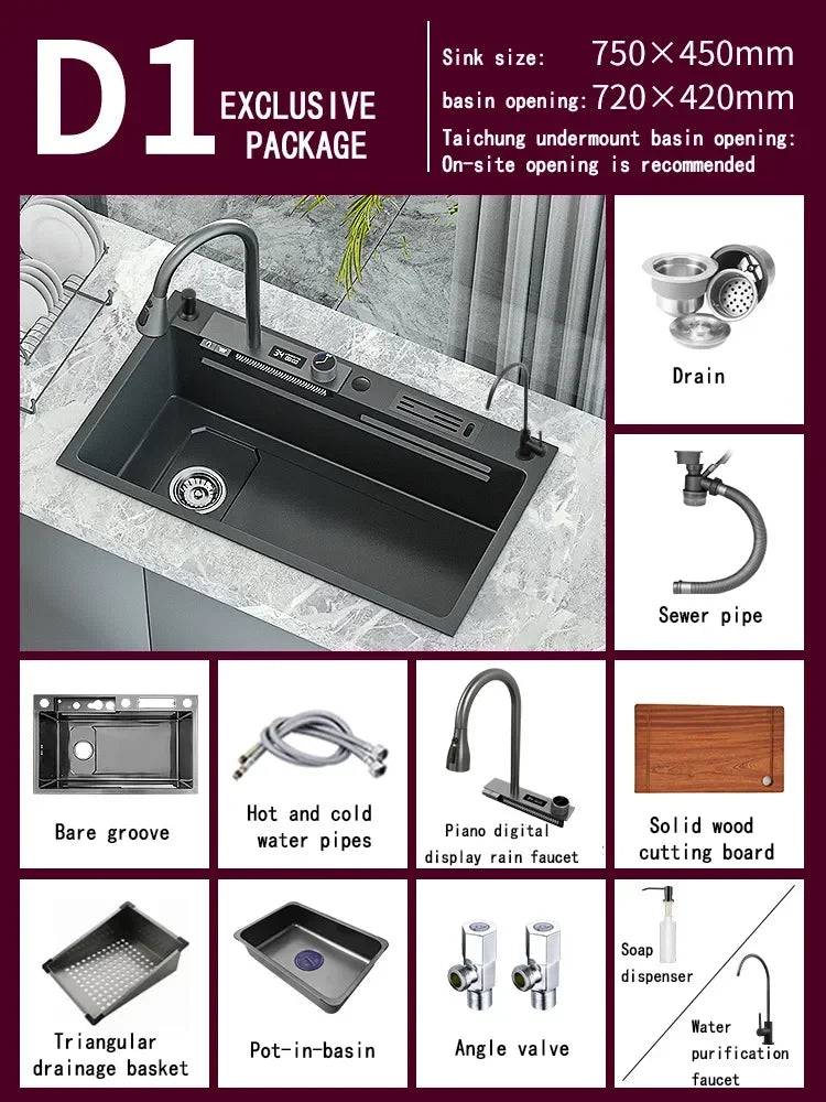 Stainless Steel Sinks – A Culmination of Elegance and Functionality 7545WR-D1 - IHavePaws