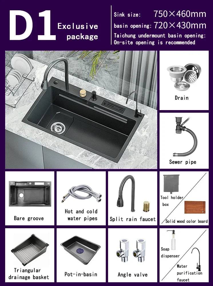 Stainless Steel Sinks – A Culmination of Elegance and Functionality 7546WP-D1 - IHavePaws