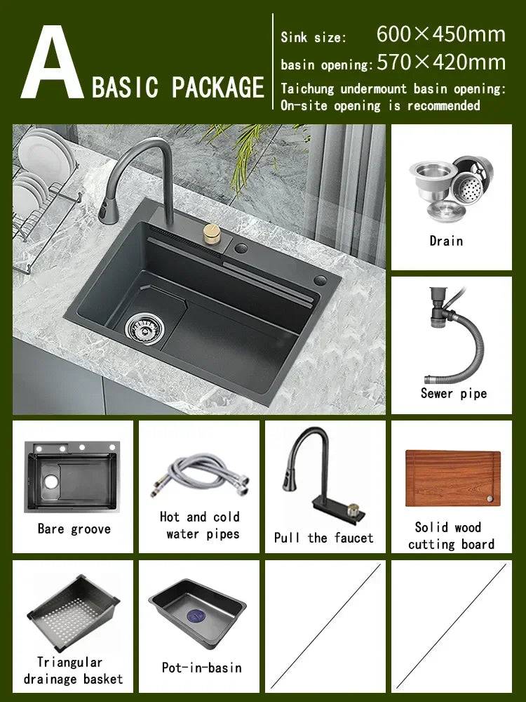 Stainless Steel Sinks – A Culmination of Elegance and Functionality 6045WS-A - IHavePaws