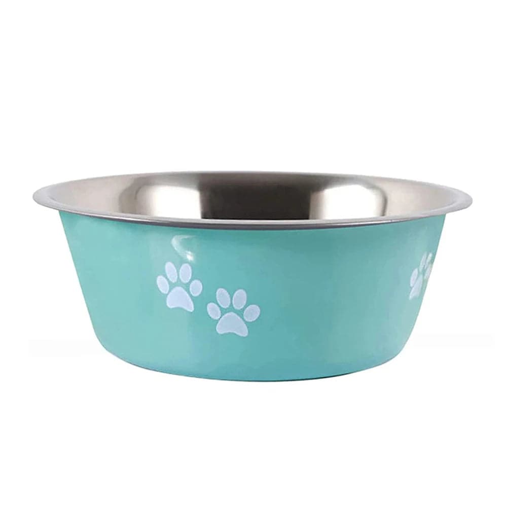 Non-slip Dog Bowls For Small Medium Large Dog Green / 860 ml - ihavepaws.com