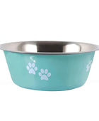Non-slip Dog Bowls For Small Medium Large Dog Green / 860 ml - ihavepaws.com