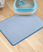 PurrGuard Pet Cat Litter Mat - The Ultimate Solution for a Clean and Tidy Space Blue / 30x30cm - IHavePaws