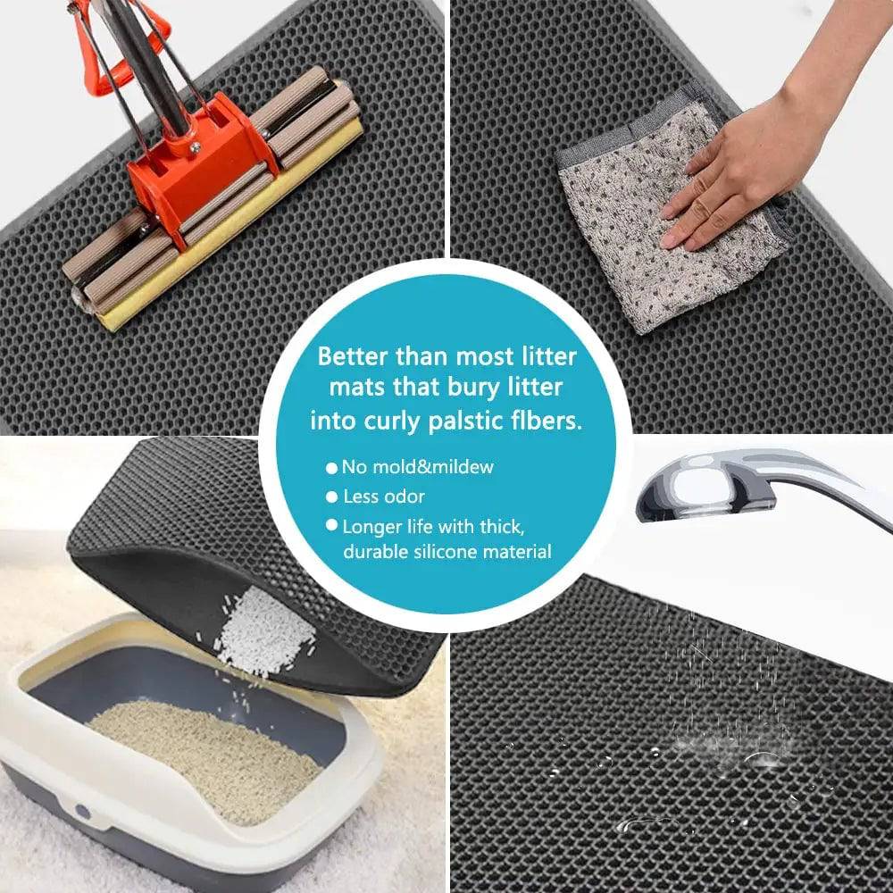 PurrGuard Pet Cat Litter Mat - The Ultimate Solution for a Clean and Tidy Space - IHavePaws
