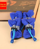 Pet Dog shoes Waterproof chihuahua Anti-slip boots Blue / 2 - ihavepaws.com