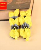 Pet Dog shoes Waterproof chihuahua Anti-slip boots Yellow / 2 - ihavepaws.com