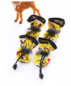 Pet Dog shoes Waterproof chihuahua Anti-slip boots Little yellow monkey / 2 - ihavepaws.com