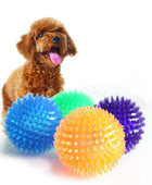 Pet Dog Toys Cat Puppy Sounding Toy Polka Squeaky Tooth Cleaning Ball - ihavepaws.com
