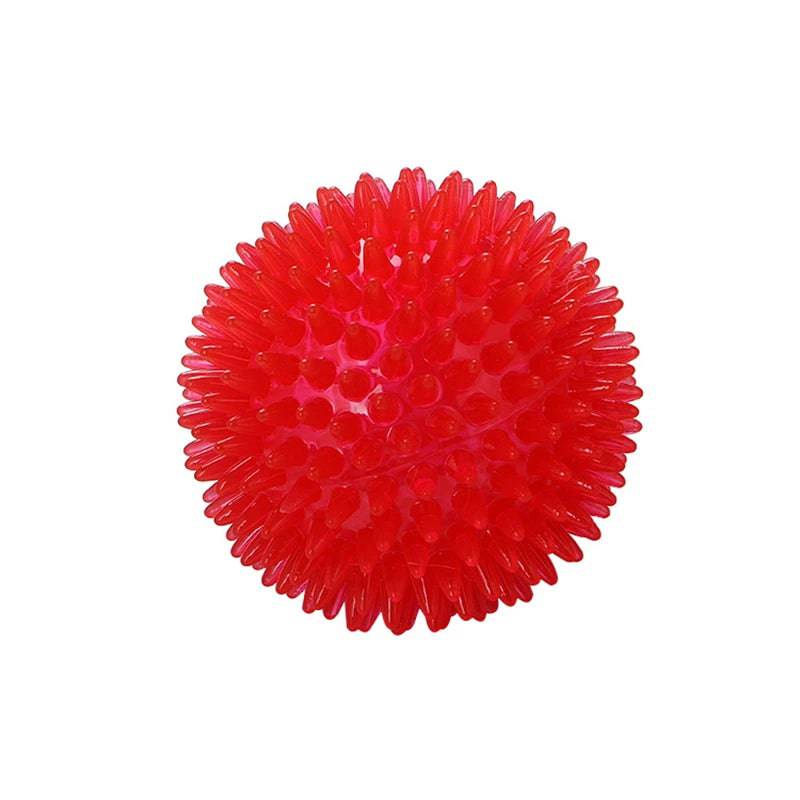 Pet Dog Toys Cat Puppy Sounding Toy Polka Squeaky Tooth Cleaning Ball Red / S-6.5CM - ihavepaws.com