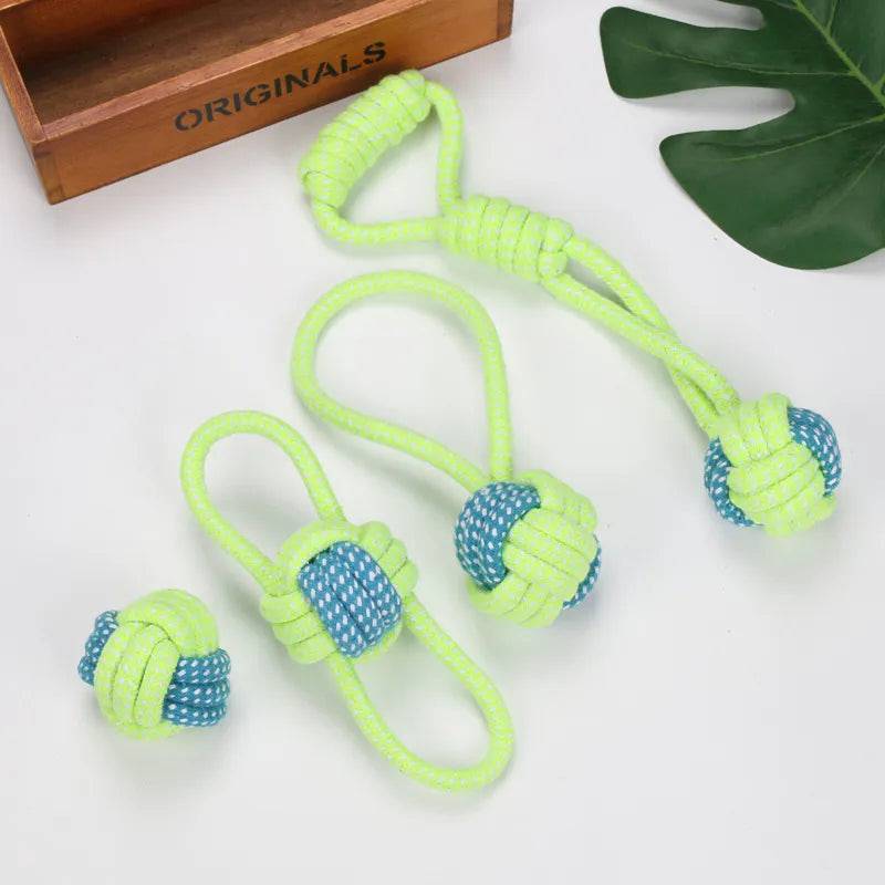 Pet Dog Toys for Large Small Dogs Toy Interactive Cotton Rope B 4Pcs / As pictures - ihavepaws.com