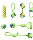 Pet Dog Toys for Large Small Dogs Toy Interactive Cotton Rope C 7Pcs / As pictures - ihavepaws.com