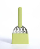 Pet-Friendly Litter Scoop with Base green1 - IHavePaws