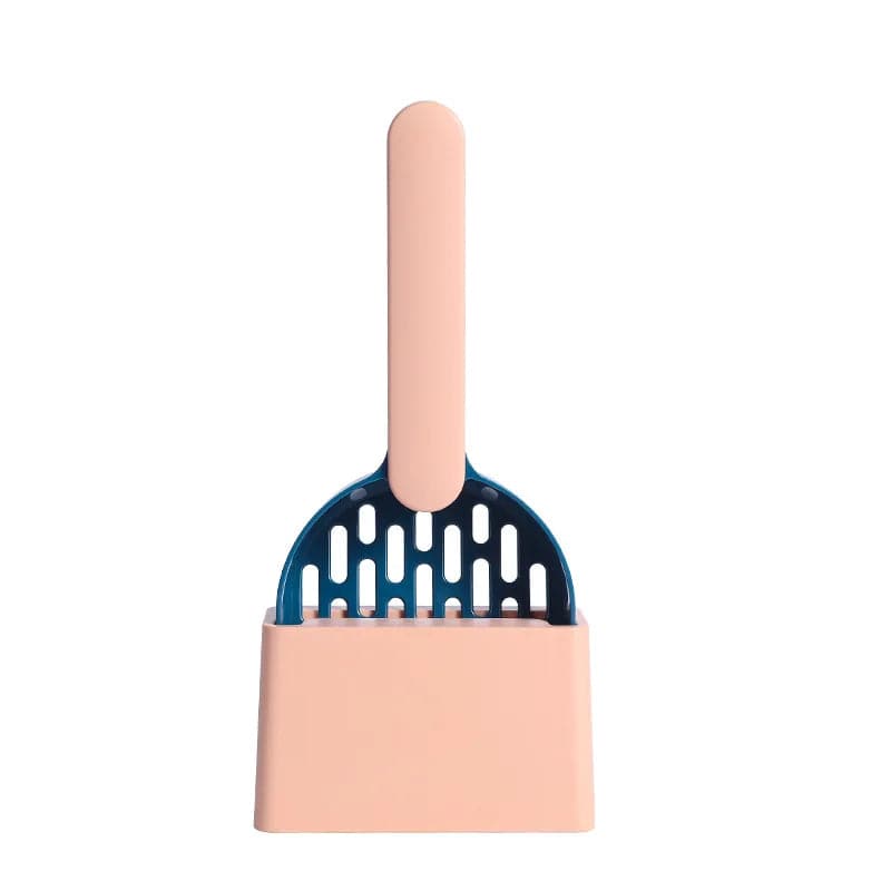 Pet-Friendly Litter Scoop with Base PINK1 - IHavePaws