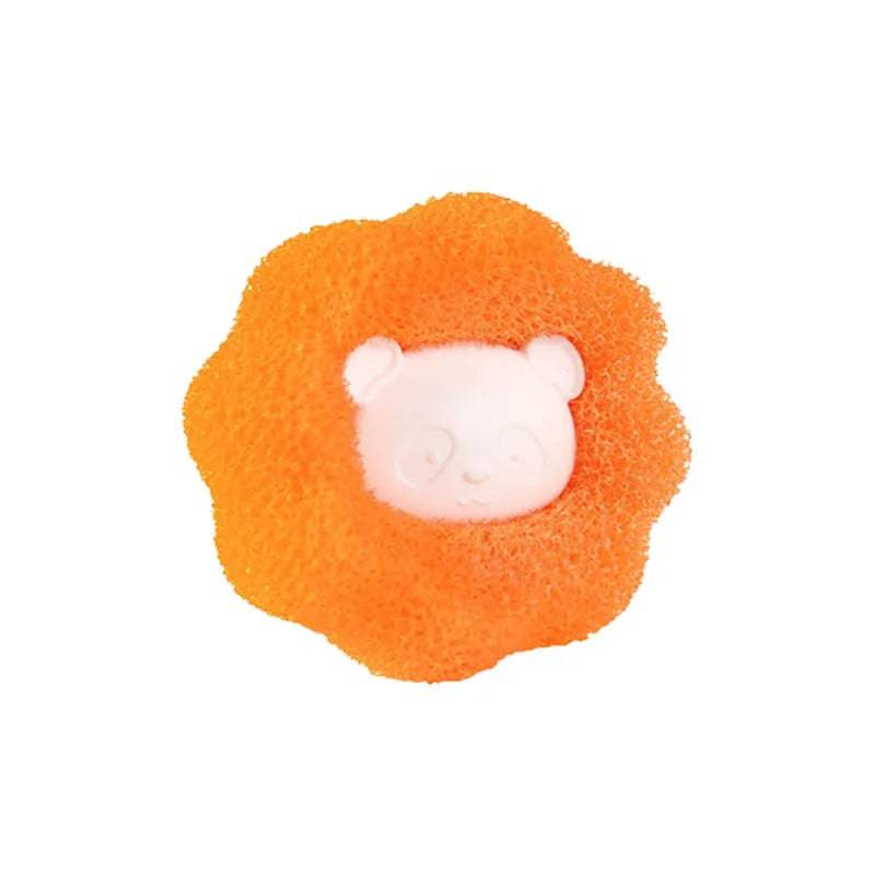Pet hair remover reusable ball for laundry washing machine Orange 1PC - ihavepaws.com