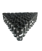 Pet Poop Bags Disposable Dog Waste Bags 5 Roll Black - ihavepaws.com