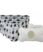 Pet Poop Bags Disposable Dog Waste Bags 6Pcs Set White - ihavepaws.com