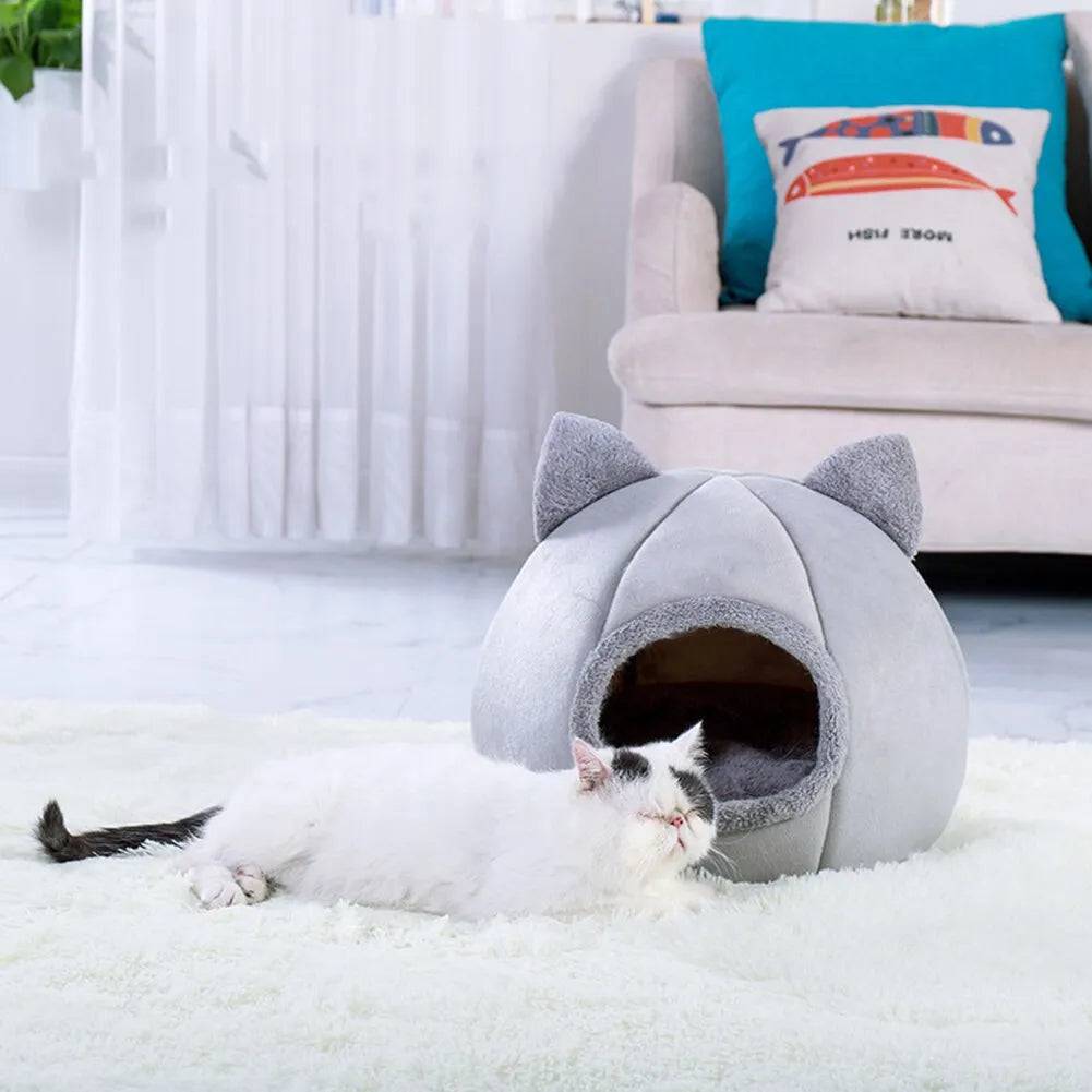 Pet Tent Cave Bed for Cats Small Dogs - IHavePaws