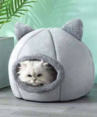 Pet Tent Cave Bed for Cats Small Dogs M / Gray - IHavePaws