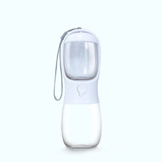 Portable Dog Water Bottle Feeder and Waterer White / 300ml - IHavePaws
