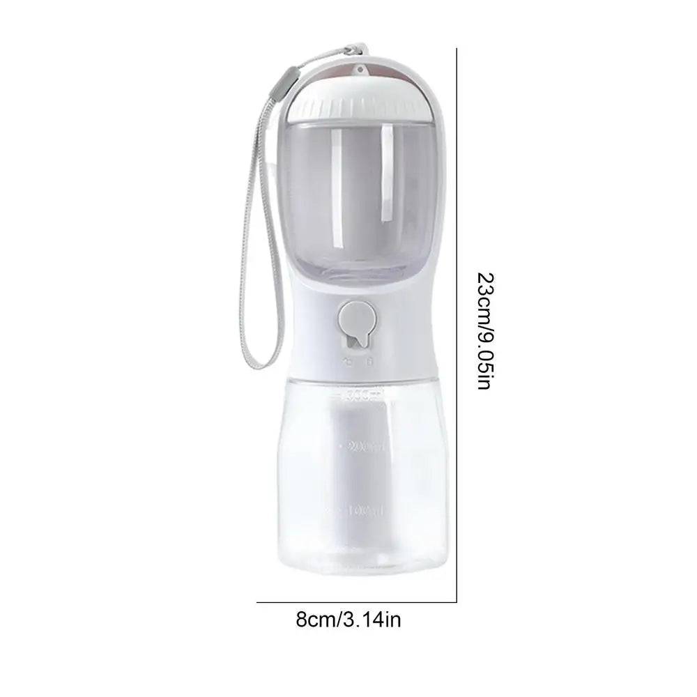 Portable Dog Water Bottle with Food Dispenser and Waste Bag Dispenser G - IHavePaws