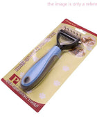 Dual Action Fur Knot Cutter Blue / L - IHavePaws