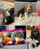 Plush Dog Toy Animals Shape Bite Resistant Squeaky - IHavePaws