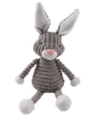 Plush Dog Toys Corduroy for Small Medium Dogs Gray rabbit - IHavePaws