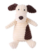 Plush Dog Toys Corduroy for Small Medium Dogs White dog - IHavePaws