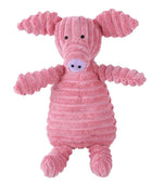 Plush Dog Toys Corduroy for Small Medium Dogs Pink Pig - IHavePaws